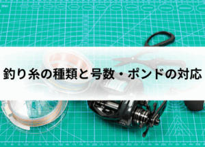 釣り糸の種類と強さ